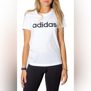 Adidas White Short Sleeve Shirt Size XS NWOT